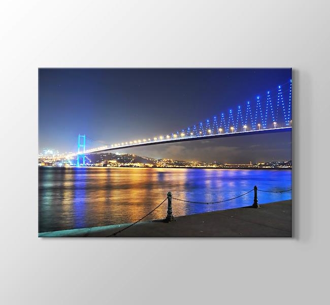  İstanbul - Boğaziçi Köprüsü - Gece Görüntüsü