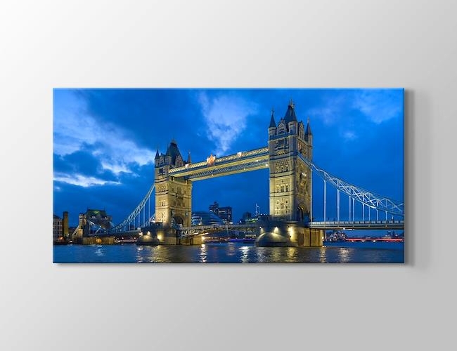 Tower Bridge Twilight - London  Kanvas tablosu