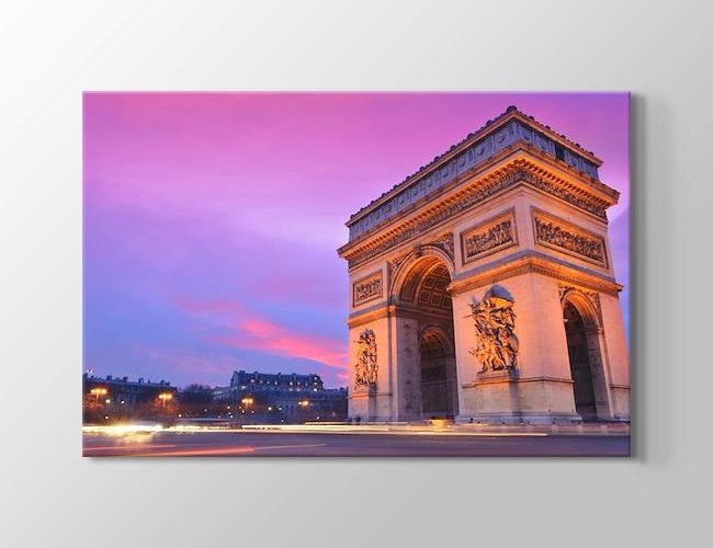 Zafer Takı Paris - Arc de triomphe de l'Etoile Kanvas tablosu