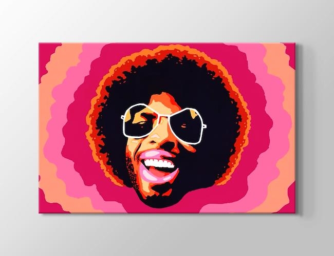 Jimi Hendrix Kanvas tablosu