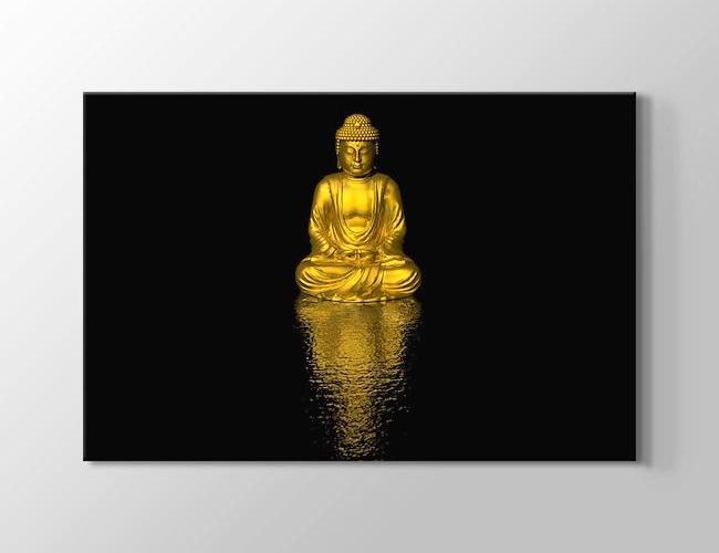 Buddha Heykeli Kanvas tablosu