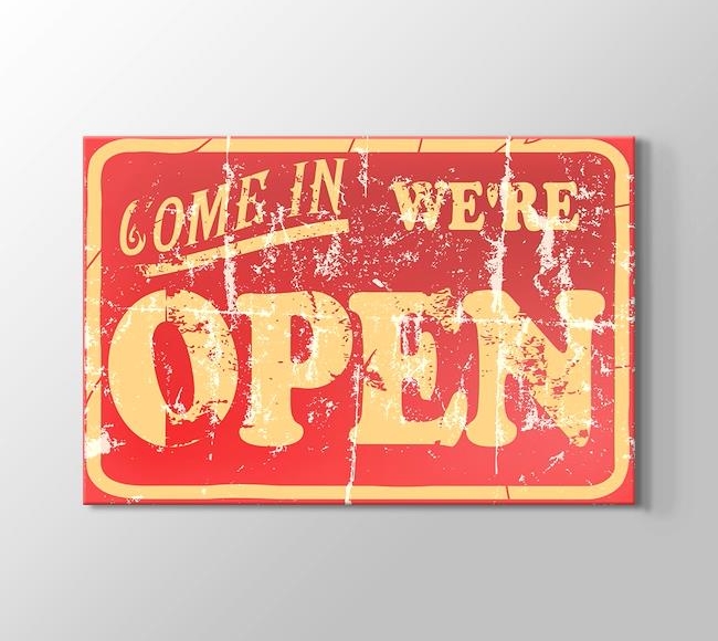  We are Open