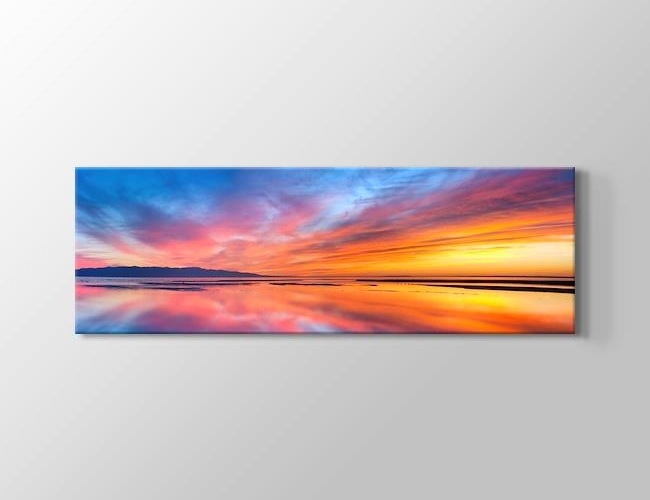 Panoramic Sunset View Kanvas tablosu
