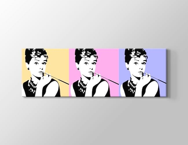 Pop Art - Audrey Hepburn III Kanvas tablosu