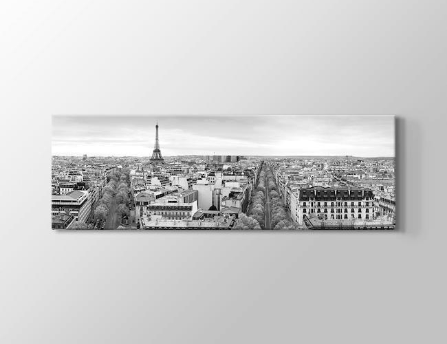 Paris ve Eyfel Kulesi Panorama Kanvas tablosu
