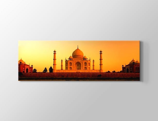 India - Taj Mahal Sunset Kanvas tablosu