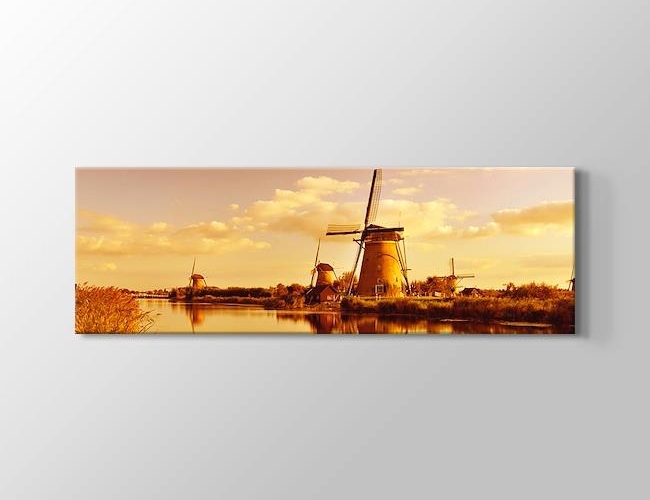 Holland - Wind Mills Kanvas tablosu