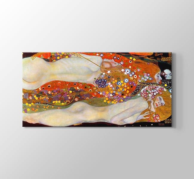  Gustav Klimt Water Serpents II