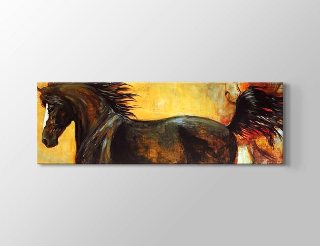 Black Horse Kanvas tablosu