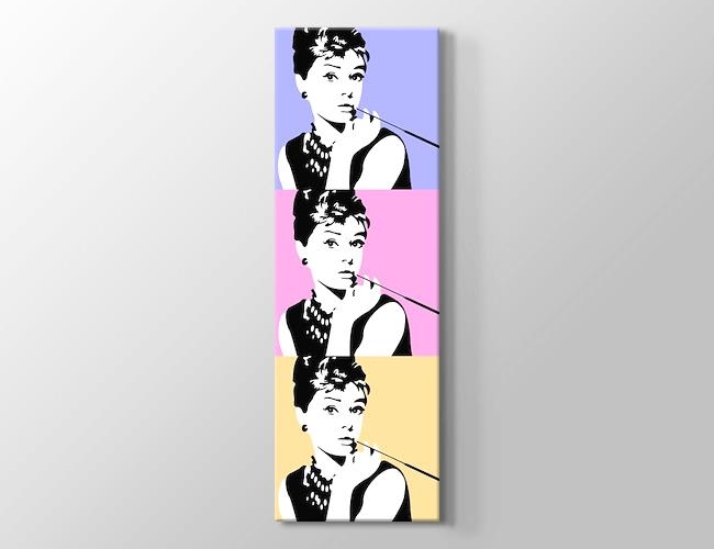 Pop Art - Audrey Hepburn II Kanvas tablosu