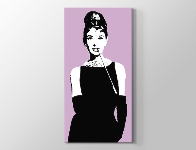 Pop Art - Audrey Hepburn IV Kanvas tablosu