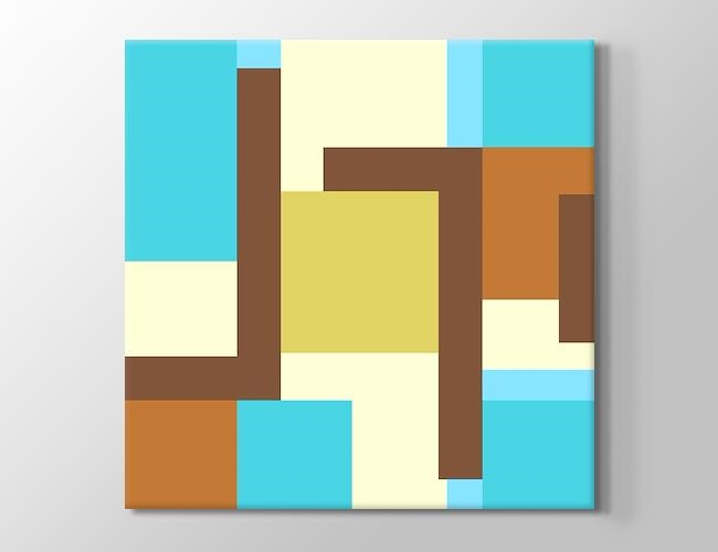 Colored Blocks Kanvas tablosu
