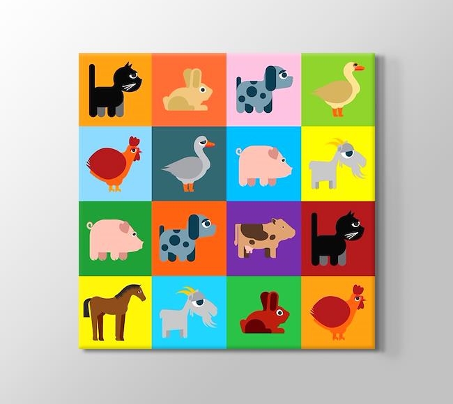 Colored Animals