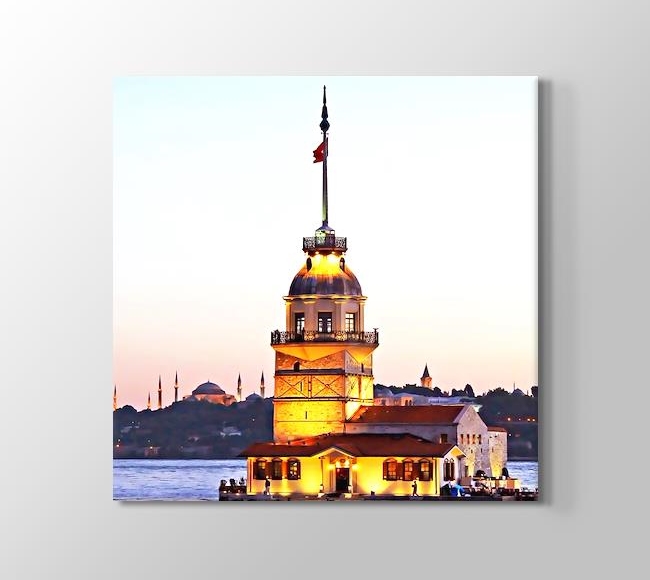  İstanbul - Kız Kulesi Kesit