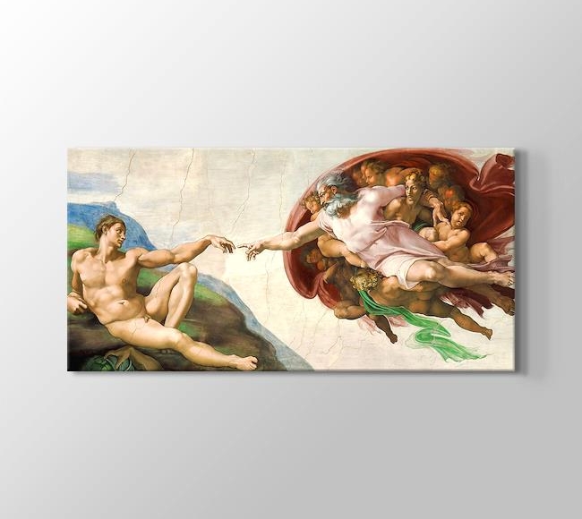  Michelangelo Buonarroti Sistine Chapel - Creation Of Adam