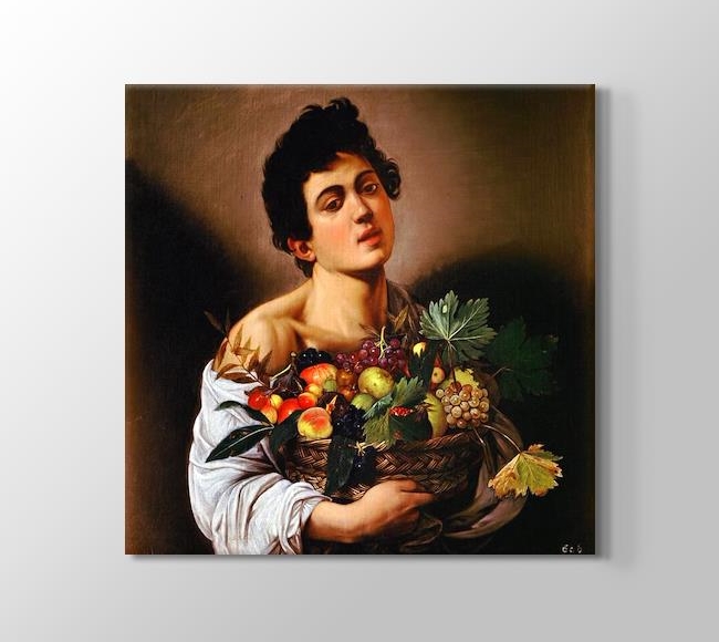  Caravaggio Boy with Basket of Fruit