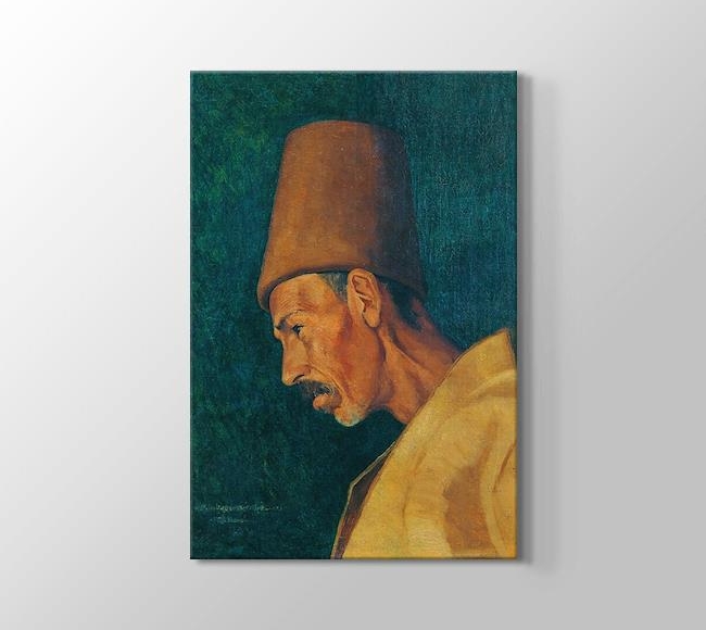  Osman Hamdi Bey Kökenoğlu Rıza Efendi Portresi 
