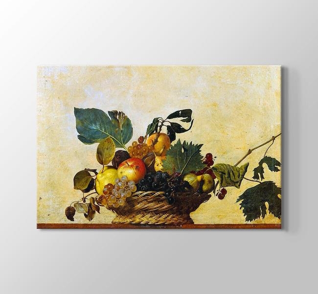 Canestra di frutta - Kanvas Tablosu