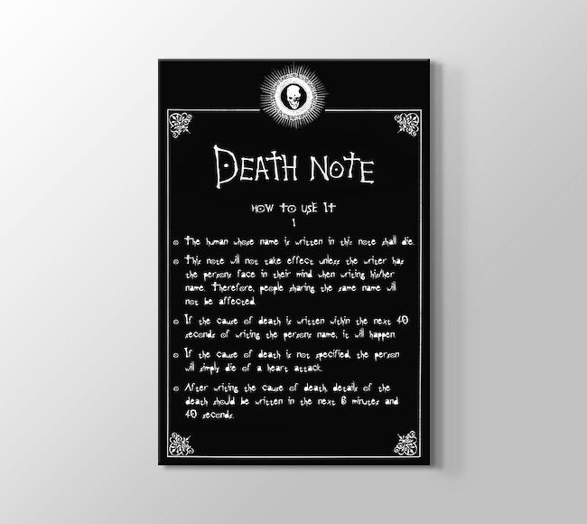  Rules of the Death Note : Page 1