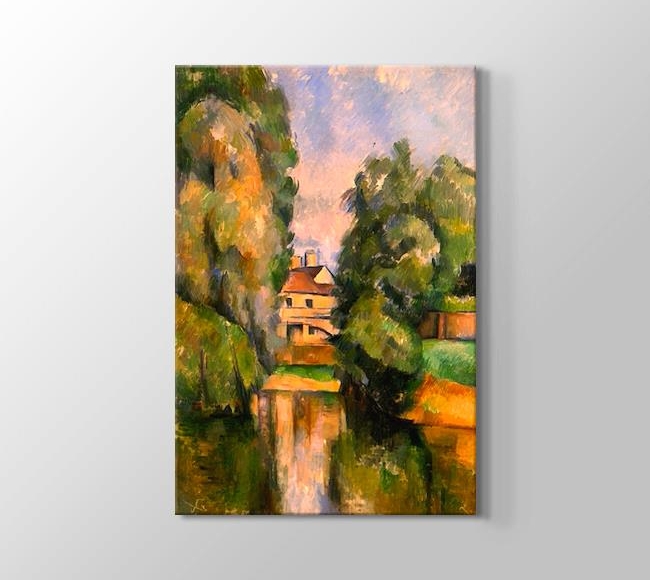  Paul Cezanne Country House by a River