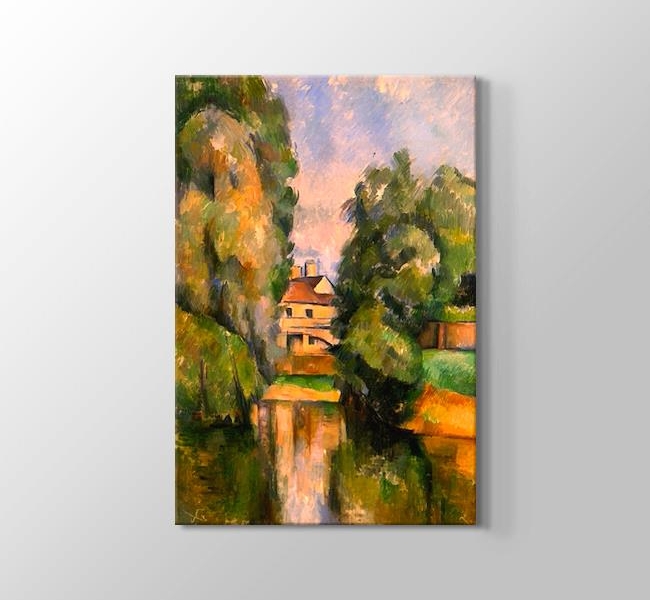  Paul Cezanne Country House by a River