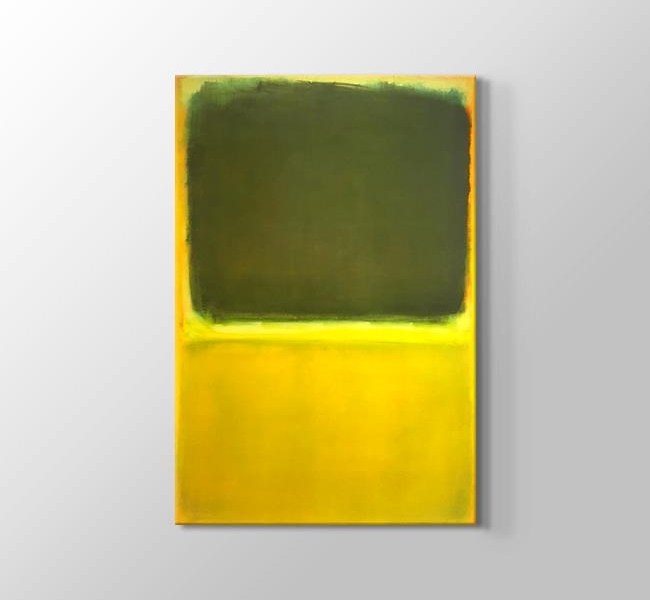  Mark Rothko Green and Yellow