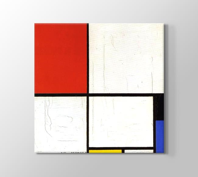  Piet Mondrian Compositie Met Rood, Geel en Blauw