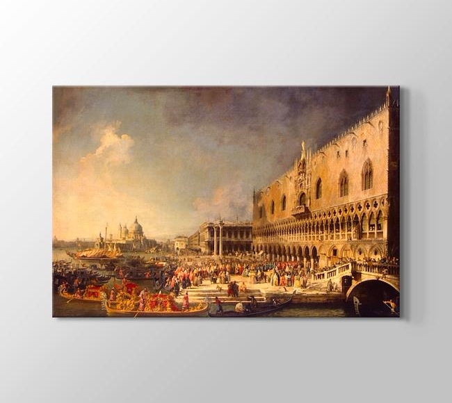  Giovanni Antonio Canaletto Reception of the French Ambassador in Venice