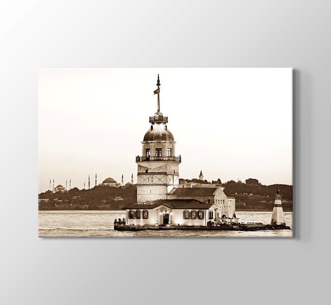  İstanbul - Kız Kulesi Gri Denge
