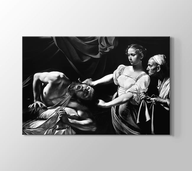  Caravaggio Judith Beheading Holofernes - Black White