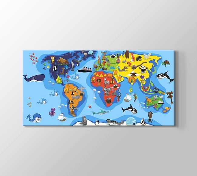  Hayvanlar Alemi Dünya Haritası II