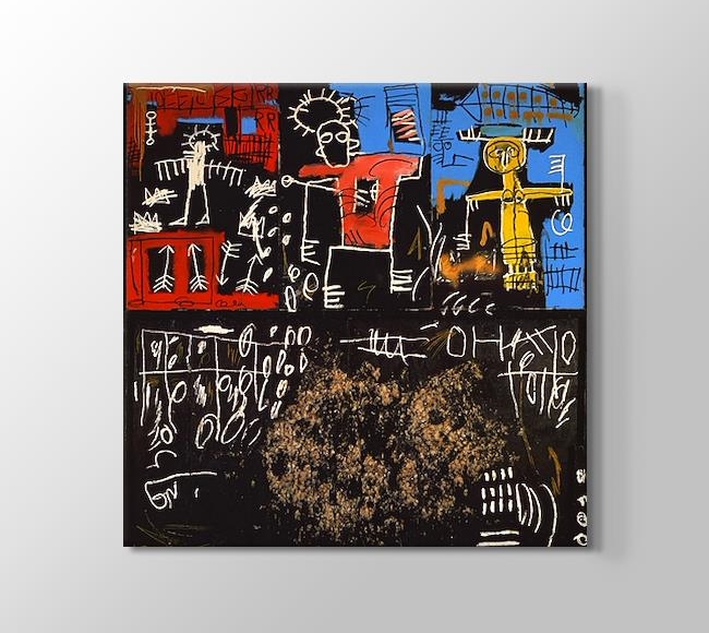  Jean-Michel Basquiat Back Tar and Feathers