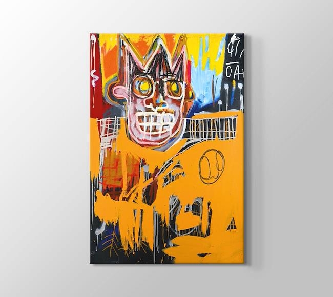  Jean-Michel Basquiat Orange Sports Figure