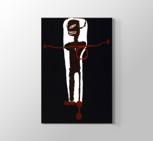 Jean-Michel Basquiat Gri Gri - Acrylique Sur Toile - Röprodüksiyon