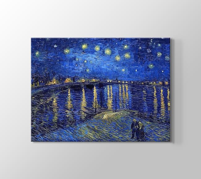  Vincent van Gogh Yıldızlı Geceler - Starry Night Over the Rhone 