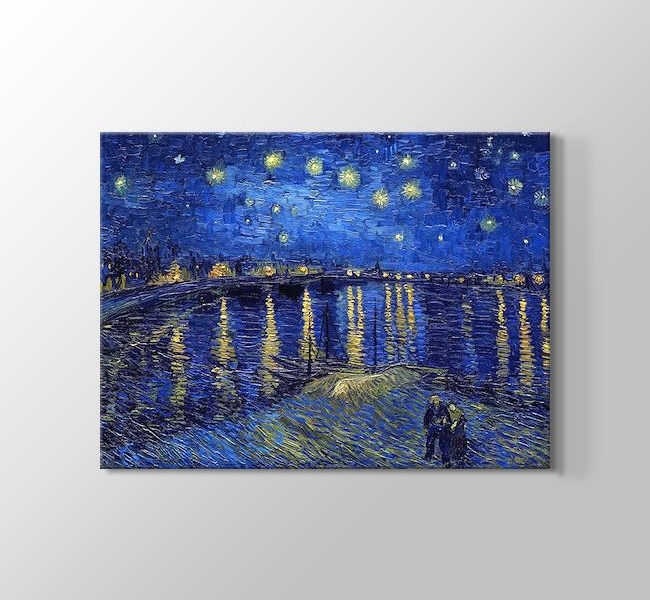  Vincent van Gogh Yıldızlı Geceler - Starry Night Over the Rhone 
