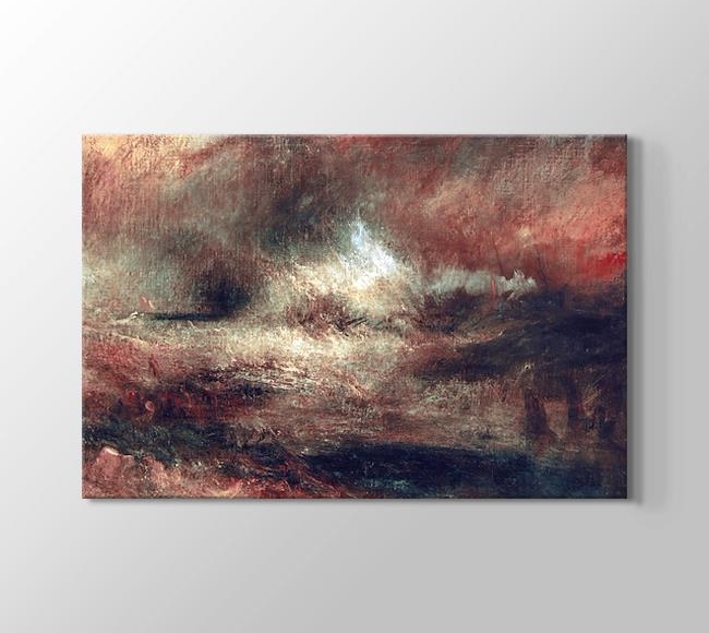  J. M. W. Turner A Disaster at Sea - Red Disaster