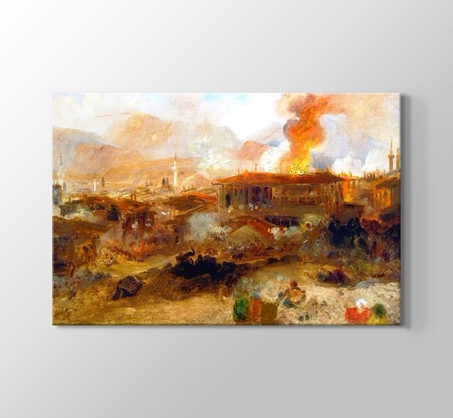  J. M. W. Turner İstanbul'da Yangın