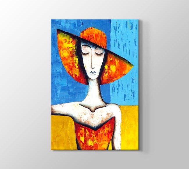  Marinne Vias Lady in the Blue Hat