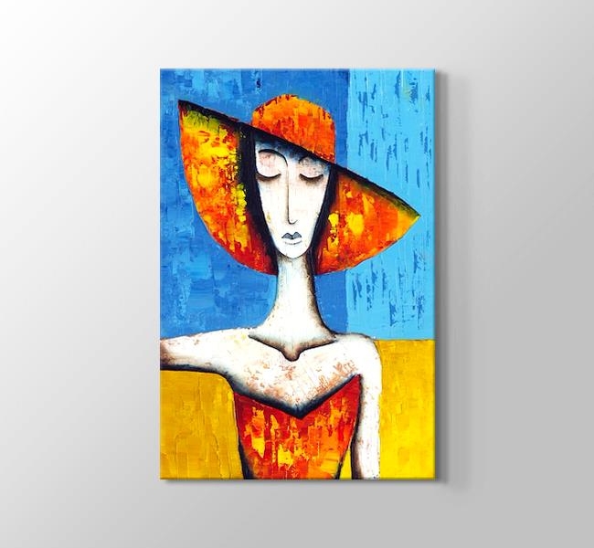  Marinne Vias Lady in the Blue Hat