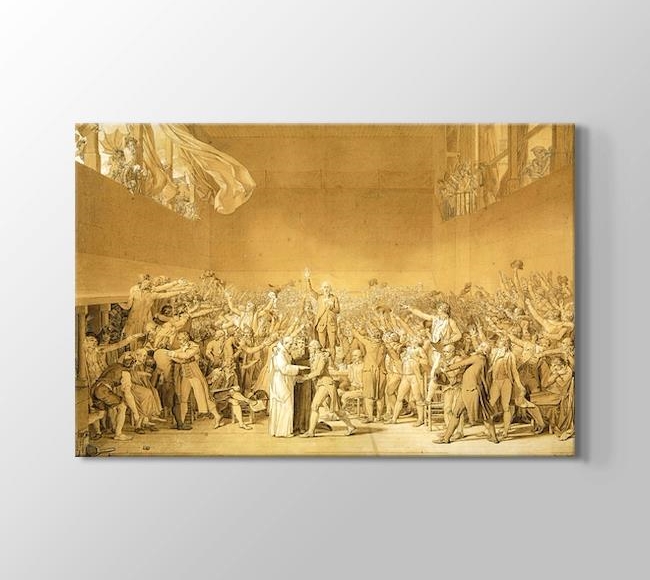  Jacques-Louis David Le Serment du Jeu de paume