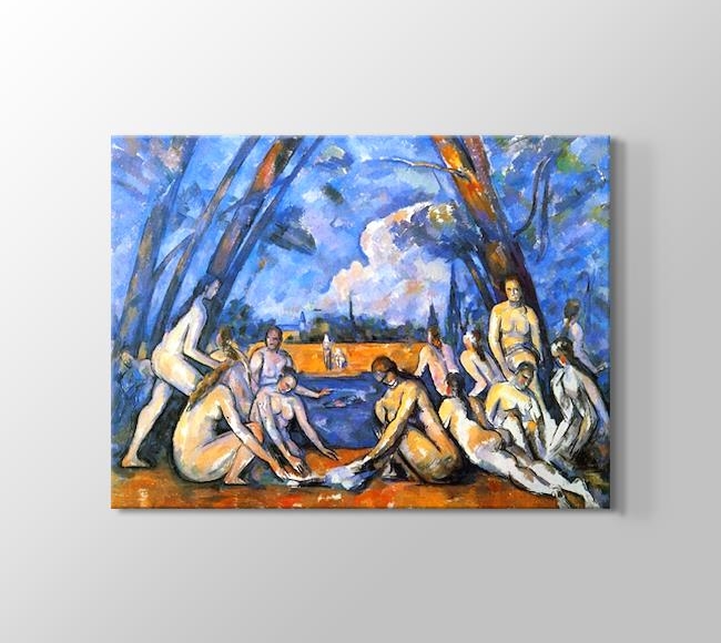  Paul Cezanne The Large Bathers - Yıkananlar