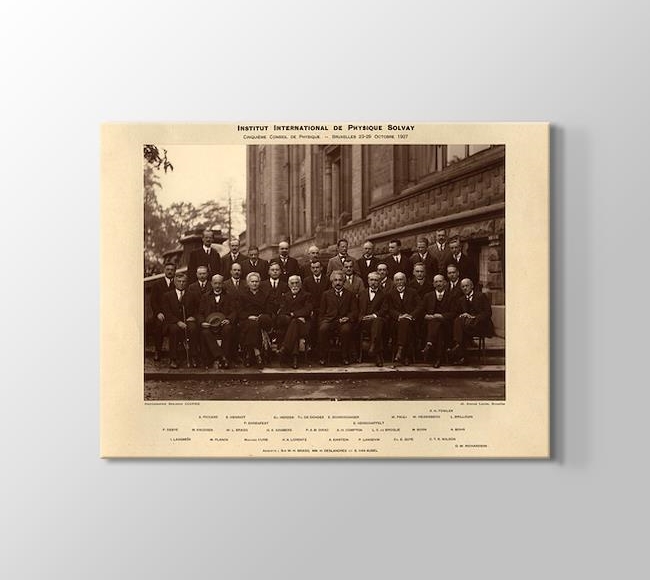  Beşinci Solvay Konferansı 1927 - Bilim İnsanları ve İsimleri