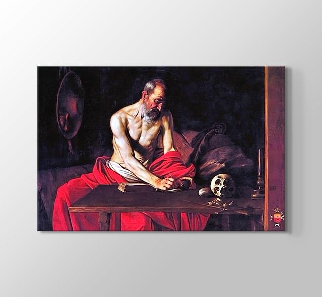  Caravaggio St. Jerome Writing - Hl. Hieronymus