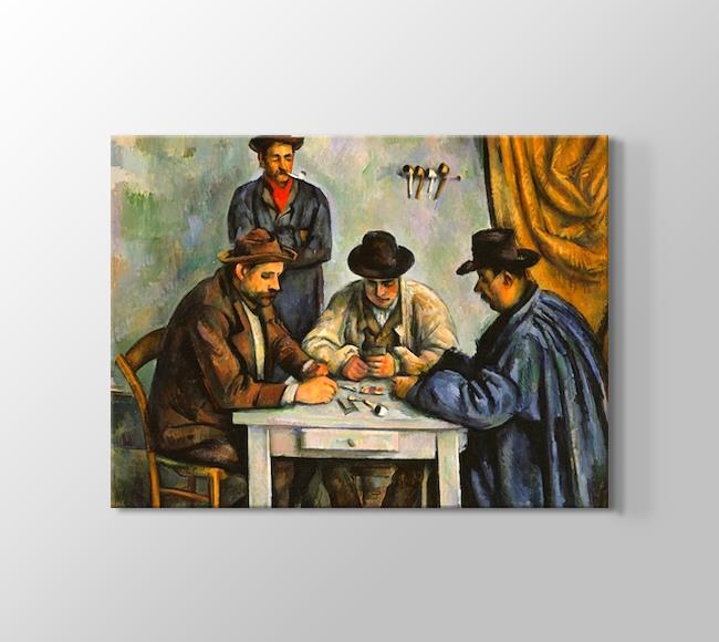  Paul Cezanne The Card Players - Üç Kart Oyuncusu