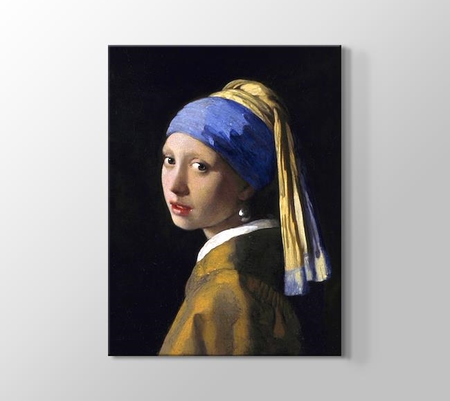  Johannes Vermeer Girl with a Pearl Earring - İnci Küpeli Kız