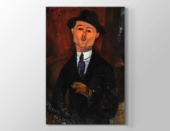  Paul Guillaume - Novo Pilota Amedeo Modigliani Kanvas tablosu