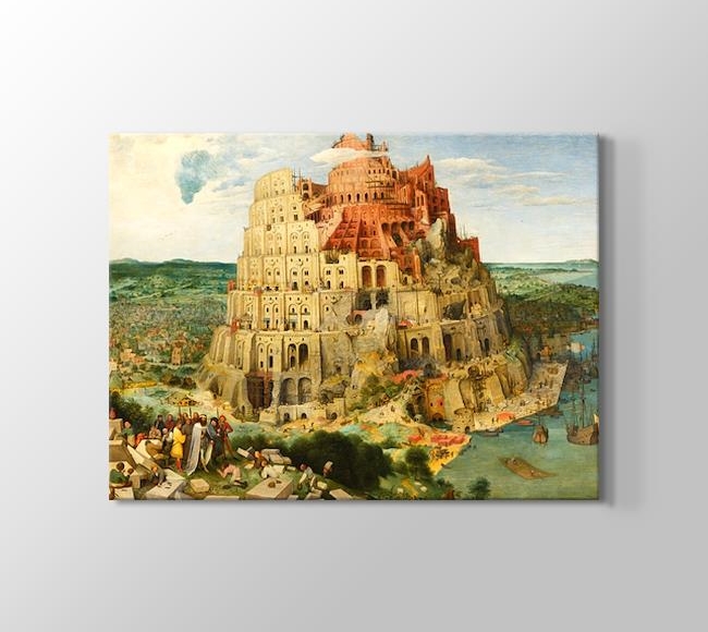  Pieter Brueghel Babil Kulesi - Viyana Versiyonu - The Tower of Babel