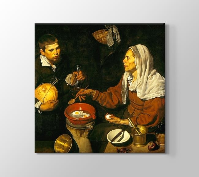  Diego Velazquez Old Woman Frying Eggs