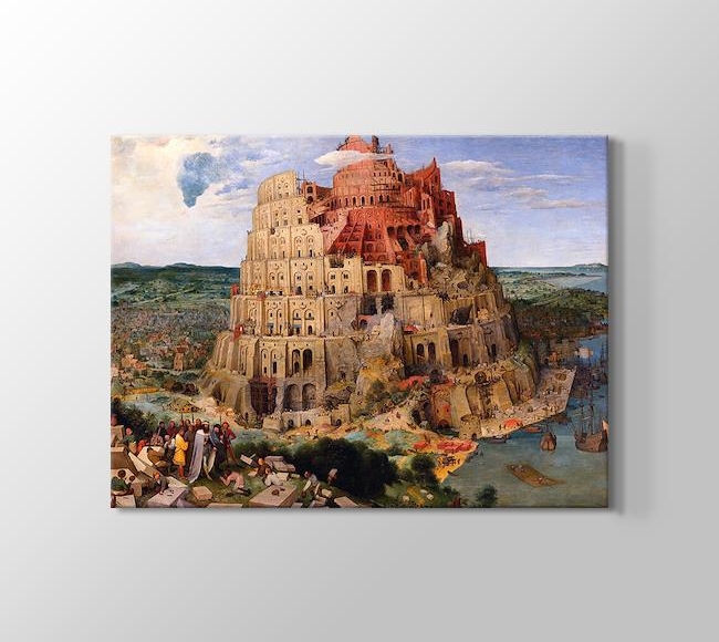  Pieter Brueghel Babil Kulesi - Viyana - The Tower of Babel